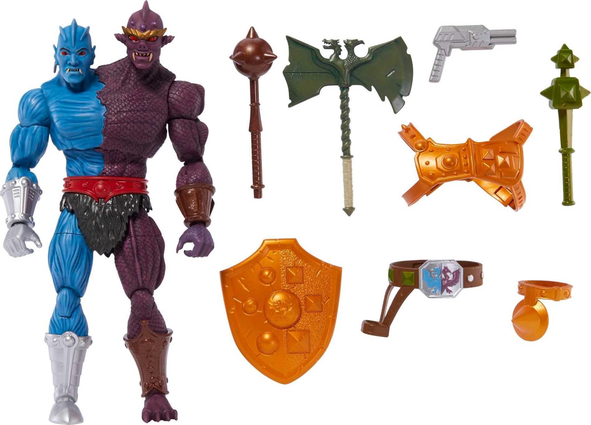 Swappable heads and hands expand storytelling options and shelf variety.