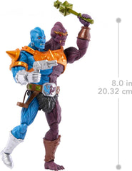 Two-Bad Masterverse weapons and accessories showcased for battle-ready display.