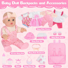 Mastom doll outfits four sets for versatile dress-up storytelling.