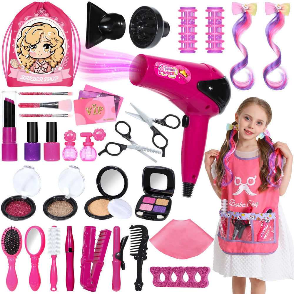 Mastom Hair Salon Toys box set for organized pretend play and gifting.