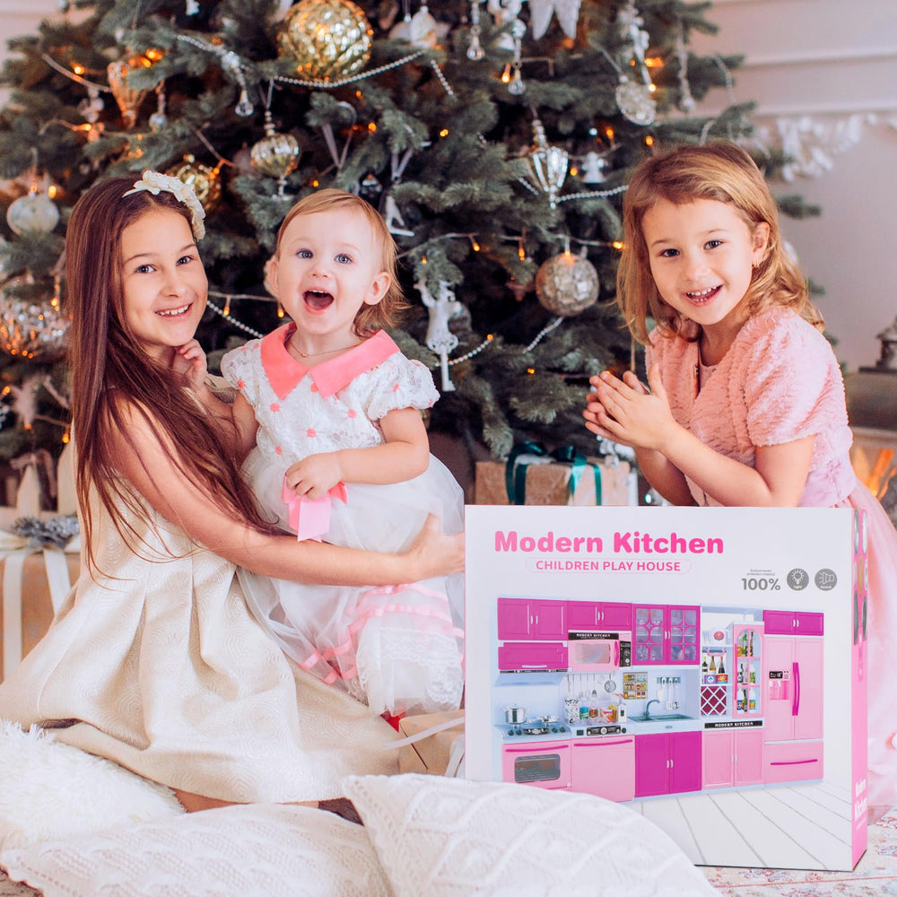 Mastom Kitchen Playset gift box ideal for birthdays and holidays.