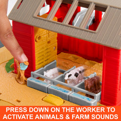 Matchbox Farm Adventure hay bales as realistic farming props