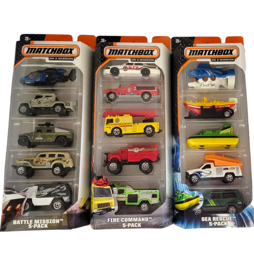 Matchbox die-cast vehicles ideal for gifting.