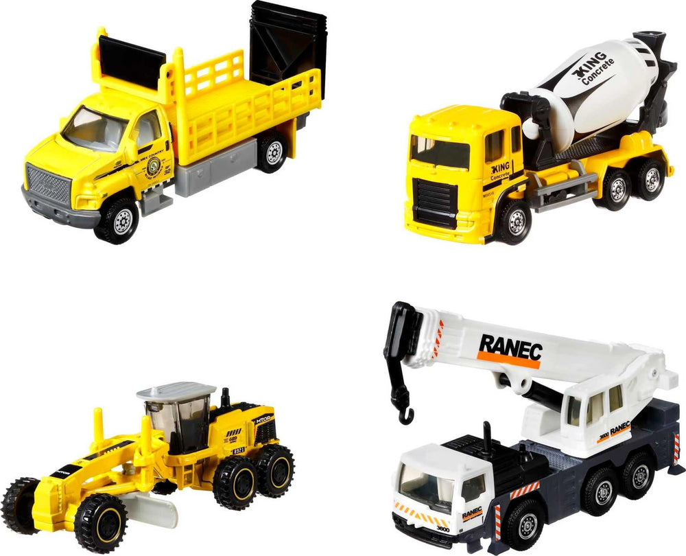 Matchbox GMC 3500 Attenuator Truck with moving parts for realistic play