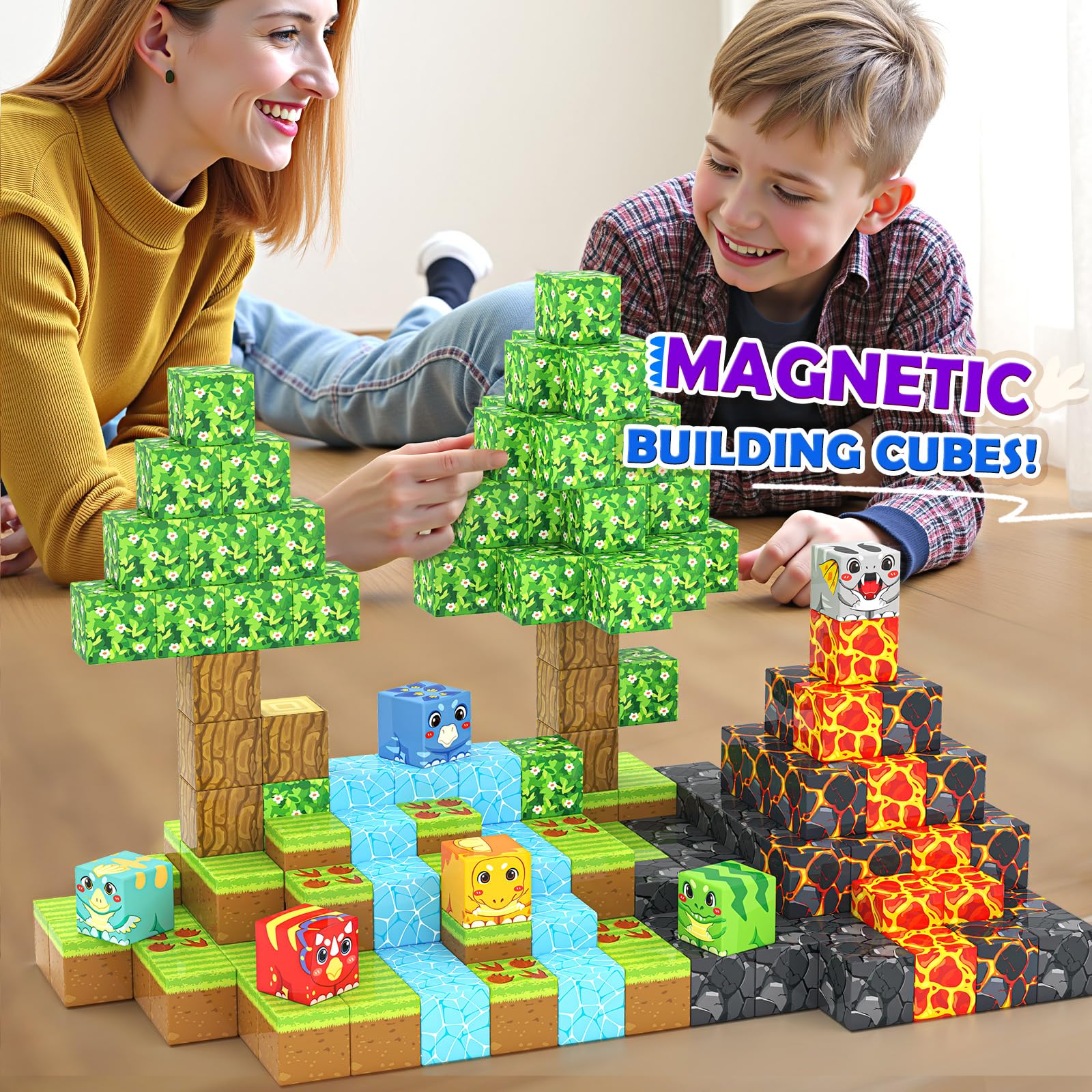 Matchtiles gift-ready magnetic toy for ages 3+ promotes imaginative exploration