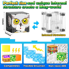 Matchtiles magnetic blocks stem-building collection promotes creativity and problem solving.