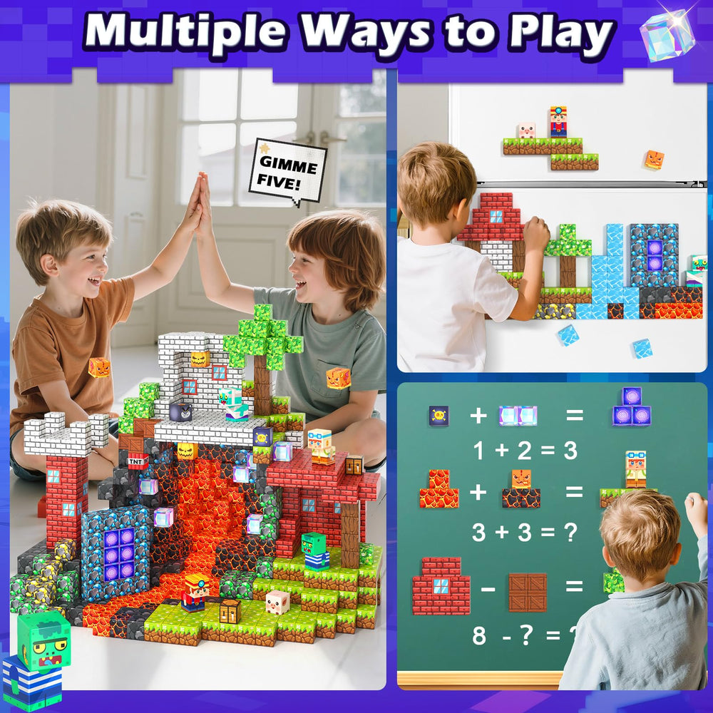 STEM-friendly Matchtiles blocks teach magnetism and pattern exploration