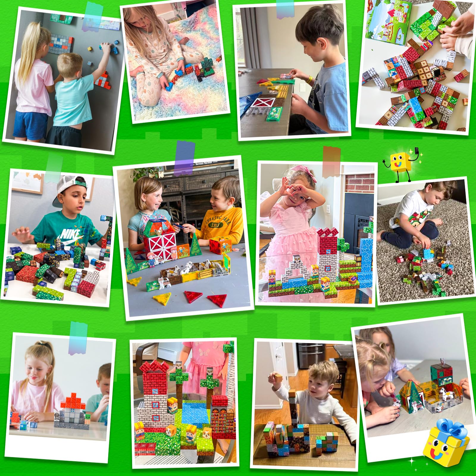 Matchtiles magnetic blocks storage-case keeps tiles organized after play.