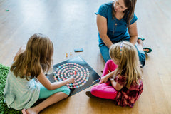 Prime Climb classroom setup facilitating collaborative math practice