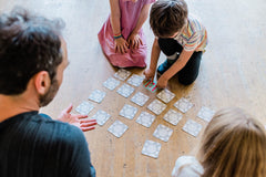 Math for Love Tiny Polka Dot colors entice focus and exploration during lessons.