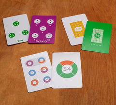 Math for Love visual flash cards showcase a complete deck for mastery