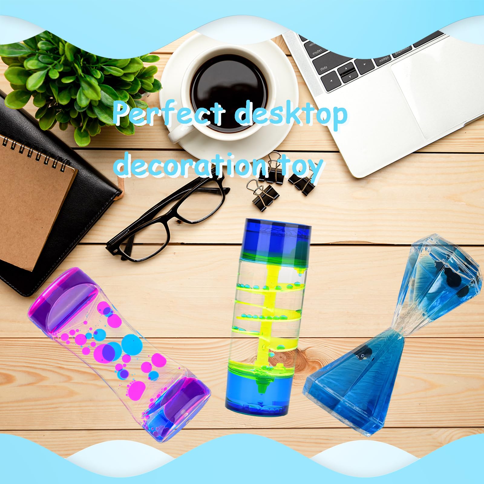 Portable MATIRISE bubbler sits on desk for quick sensory play