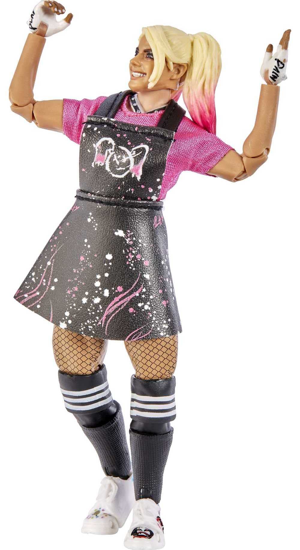 Mattel Alexa Bliss includes two skirts for persona switching on display.