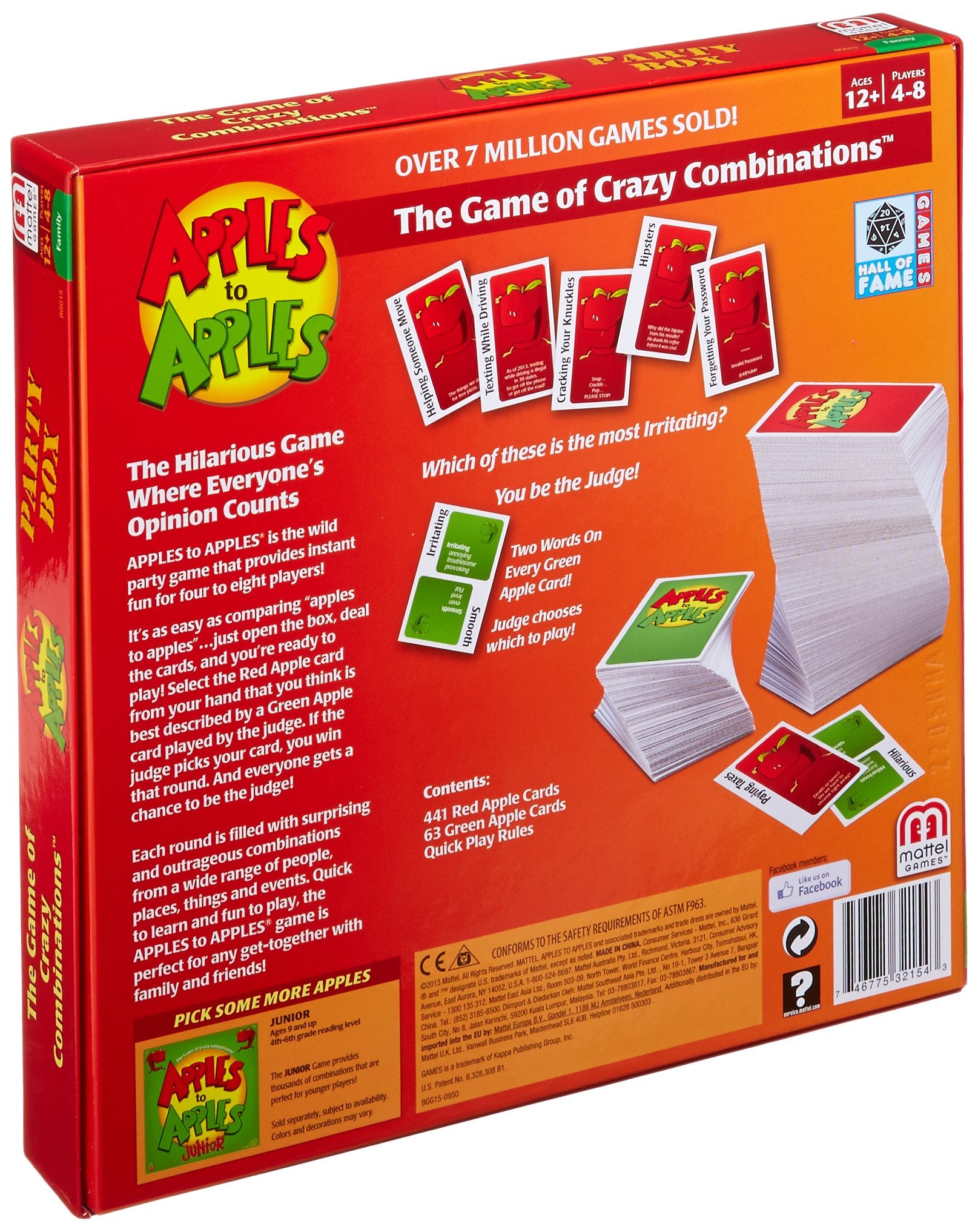 Mattel Apples to Apples Party Box in action, sparking lively rounds