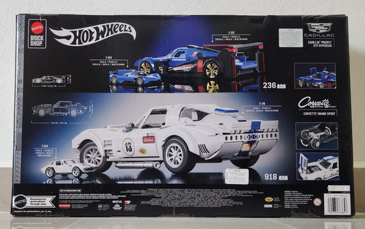 Mattel Brick Shop Corvette Grand Sport with scale details for dynamic display