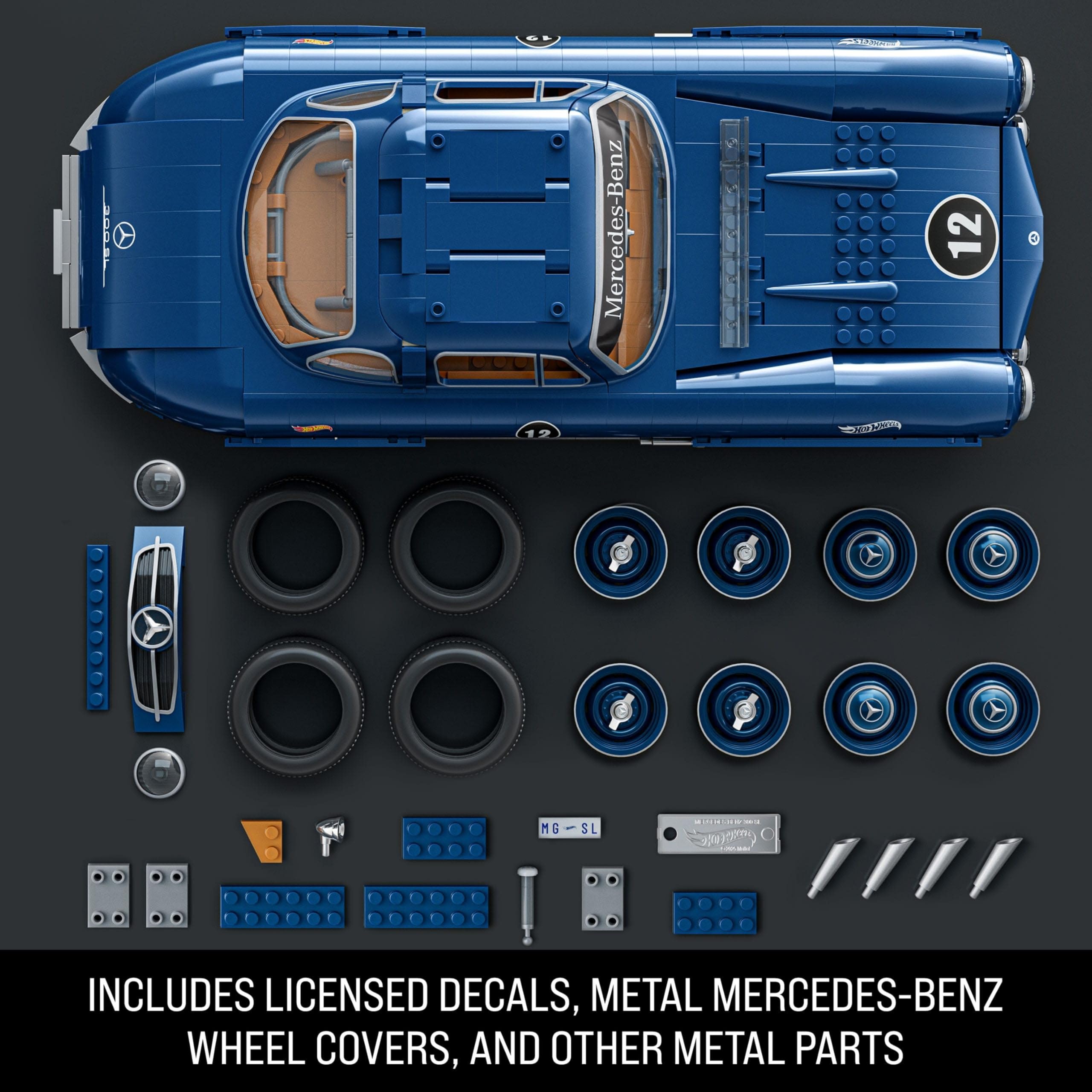 Mattel Brick Shop exclusive metal 1:64 car in display case for collectors