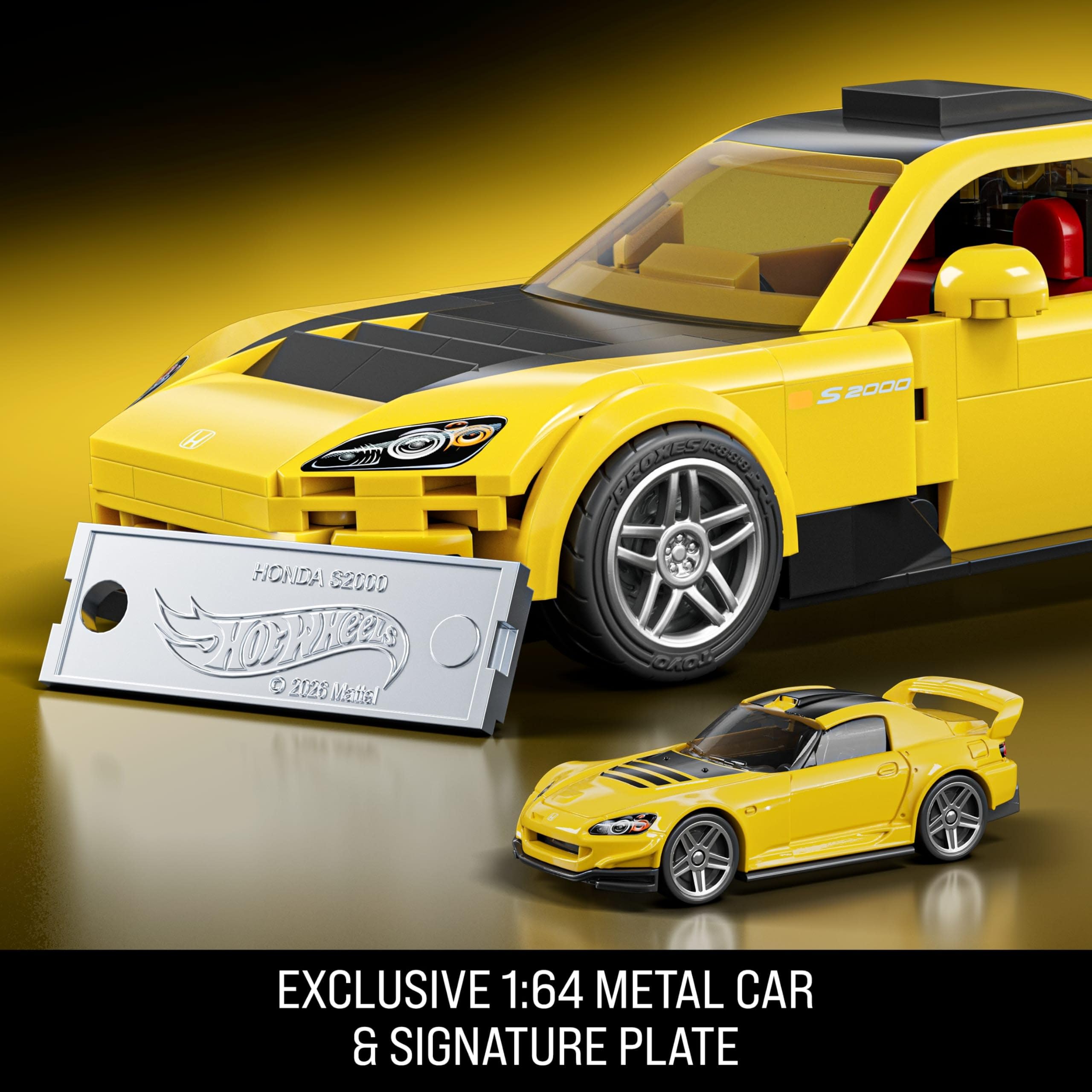 Mattel Brick Shop exclusive 1:64 metal companion car for collectible display