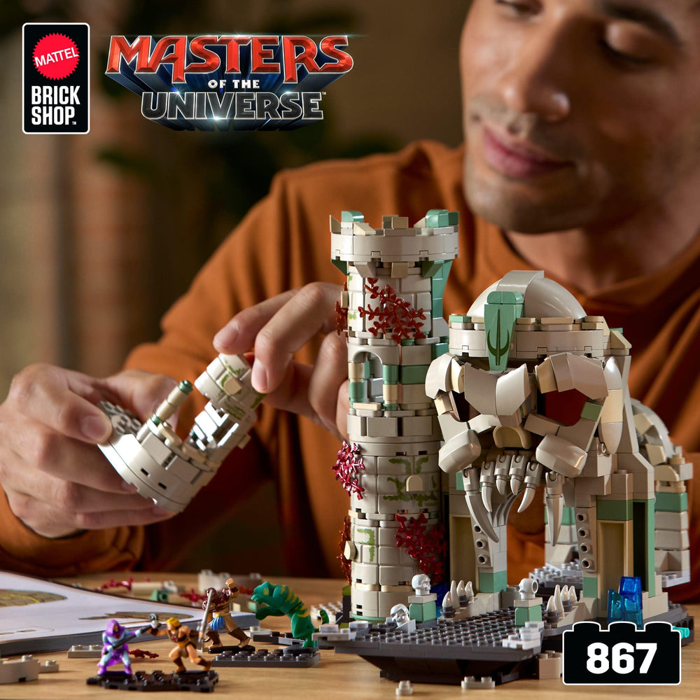 Mattel Castle Grayskull inner sanctum detail highlighting build depth and playability