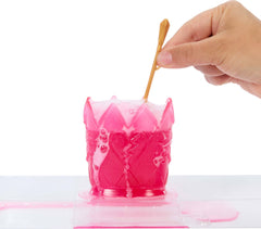 Mattel magic stick interacts with the cauldron for stirring effects.