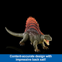 Mattel Dimetrodon Hammond Collection shows expansive articulation for dynamic poses.