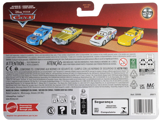 Mattel Disney Cars Mater and Tractor close-up with tire-in-mouth detail for collectability