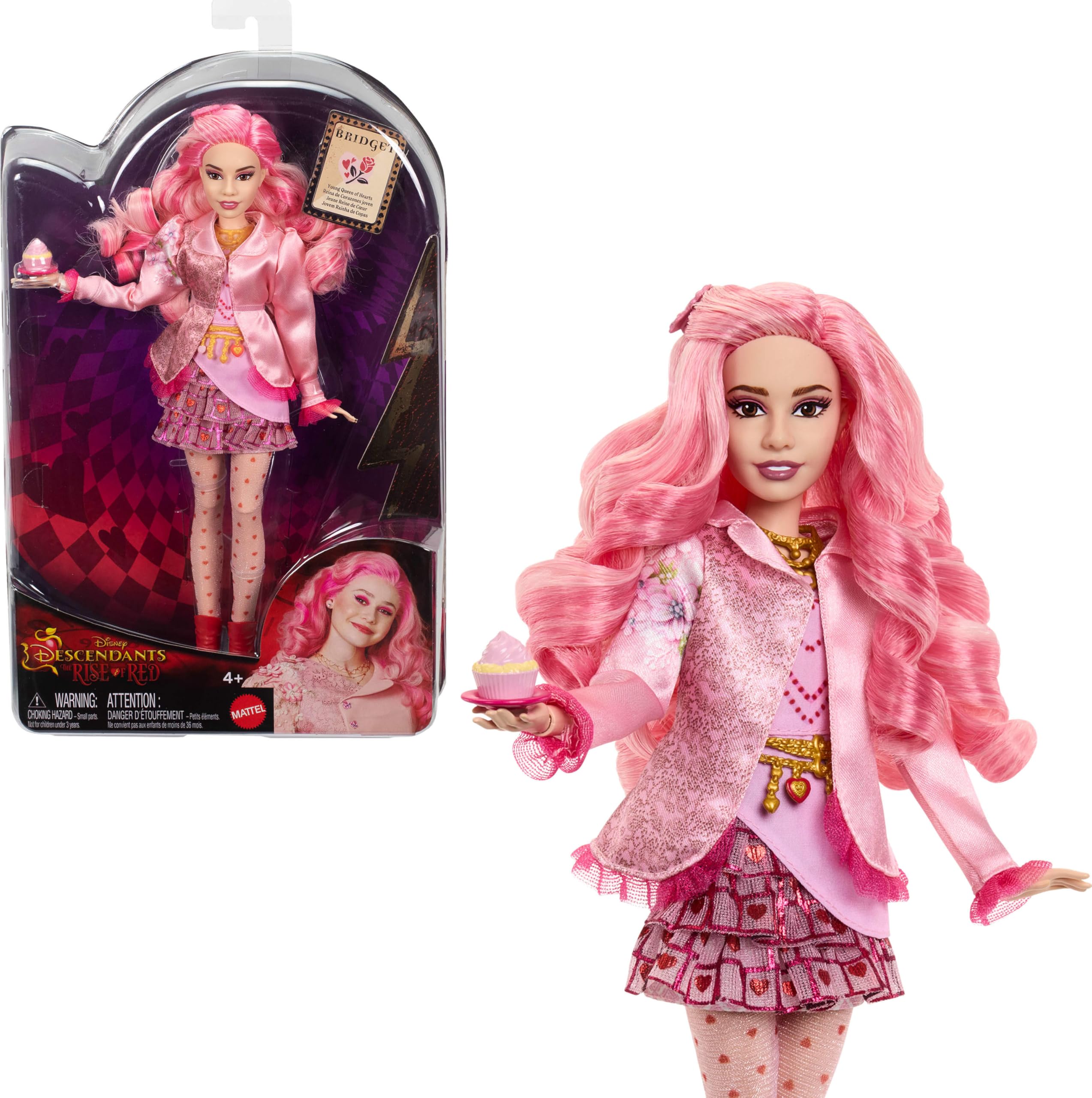 Mattel Bridget doll portrait from Disney Descendants for imaginative play