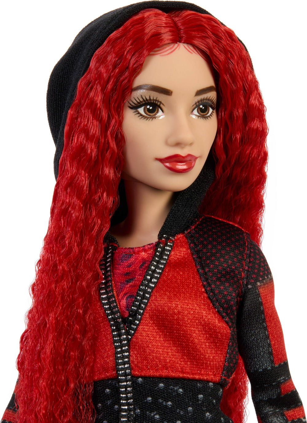 Mattel Rise Red Doll in a dynamic dance pose inspired by the show