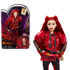 Mattel Disney Descendants Rise Red doll front view for display and imaginative play.
