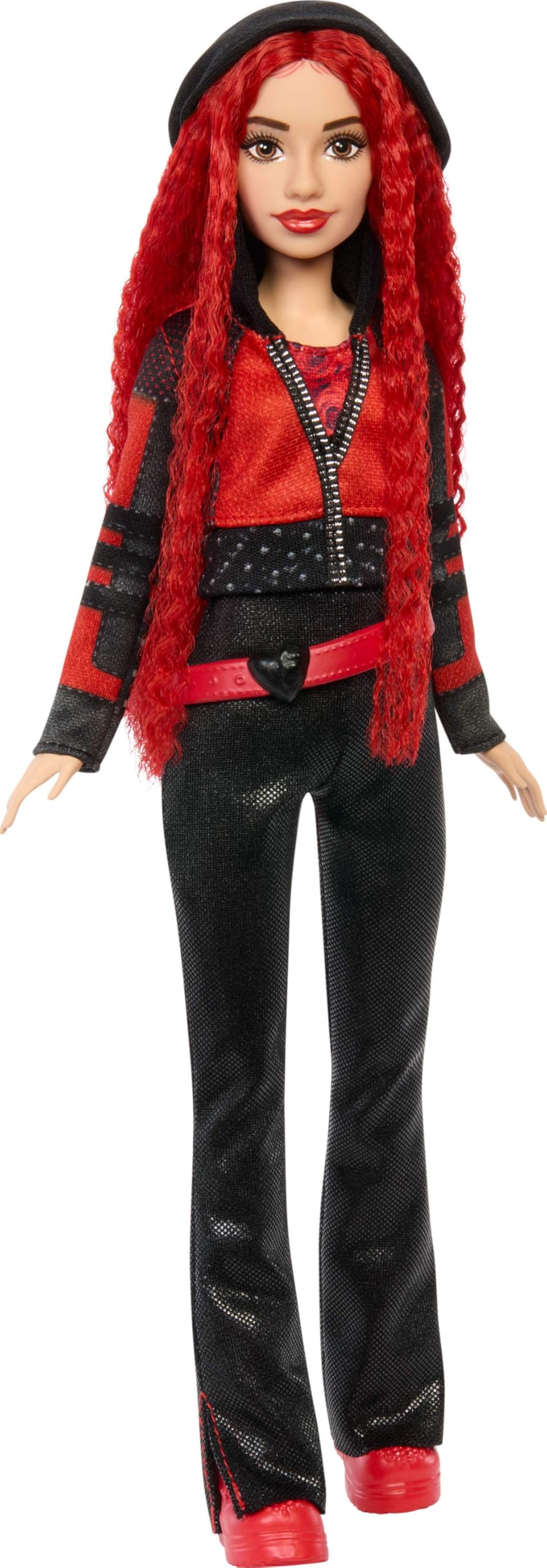 Mattel Rise Red Doll show costume details enhance immersion