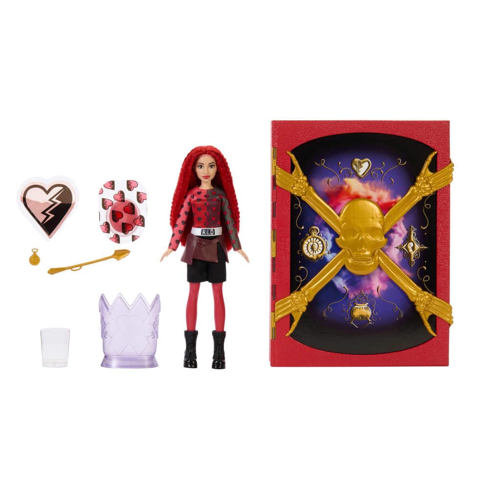 Mattel Disney Descendants Rise Red color-change magic adds surprising visual transitions to water