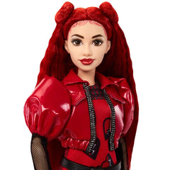 Mattel Disney Descendants Rise Red doll jacket-heartbreaker top for iconic look and role-play.