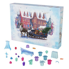 Mattel Disney Frozen Advent Calendar moldable sand for snow themed crafts.