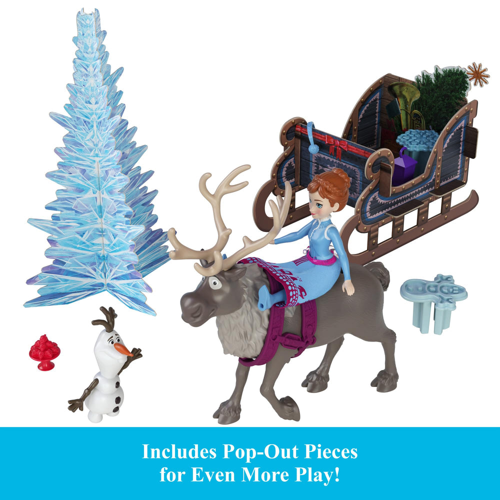 Mattel Disney Frozen Advent Calendar sand molds for snowflake creations.