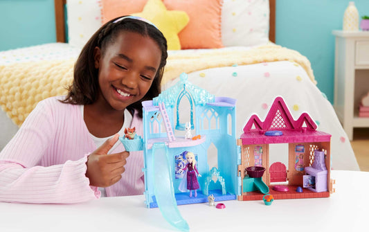 Mattel Disney Frozen Elsa ice play area invites imaginative icy adventures