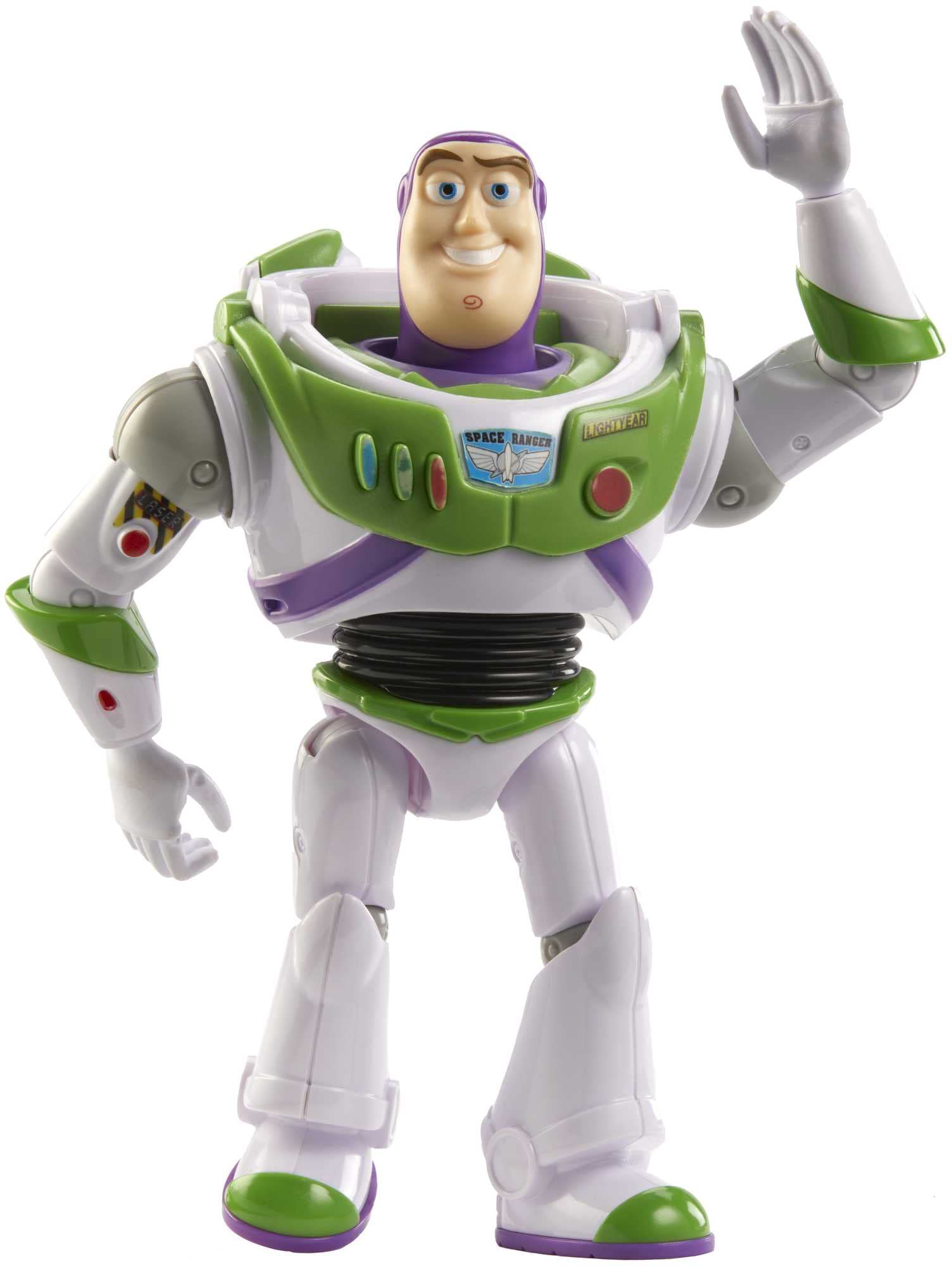 Mattel Buzz Lightyear helmet detail for authentic space ranger look