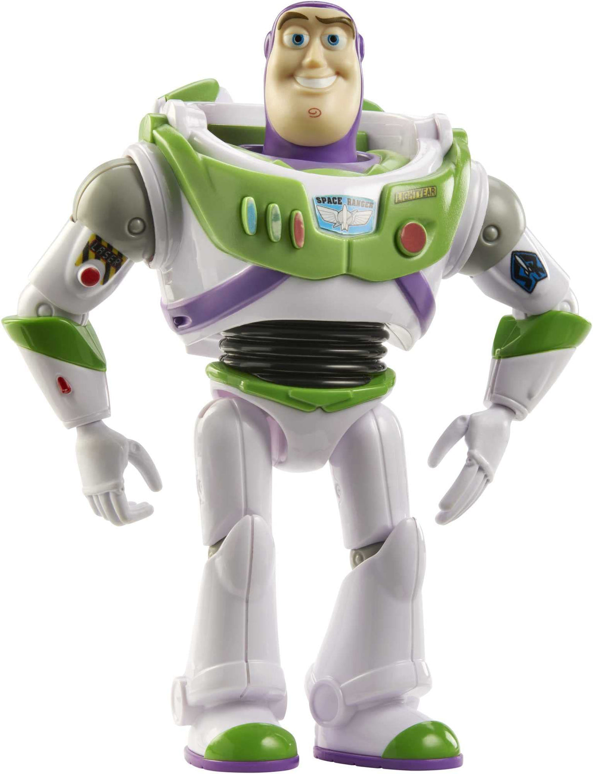 Mattel Buzz Lightyear figure in spacesuit ready for dynamic posing and play
