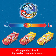 Ice water resets the look for a fresh color-change moment.