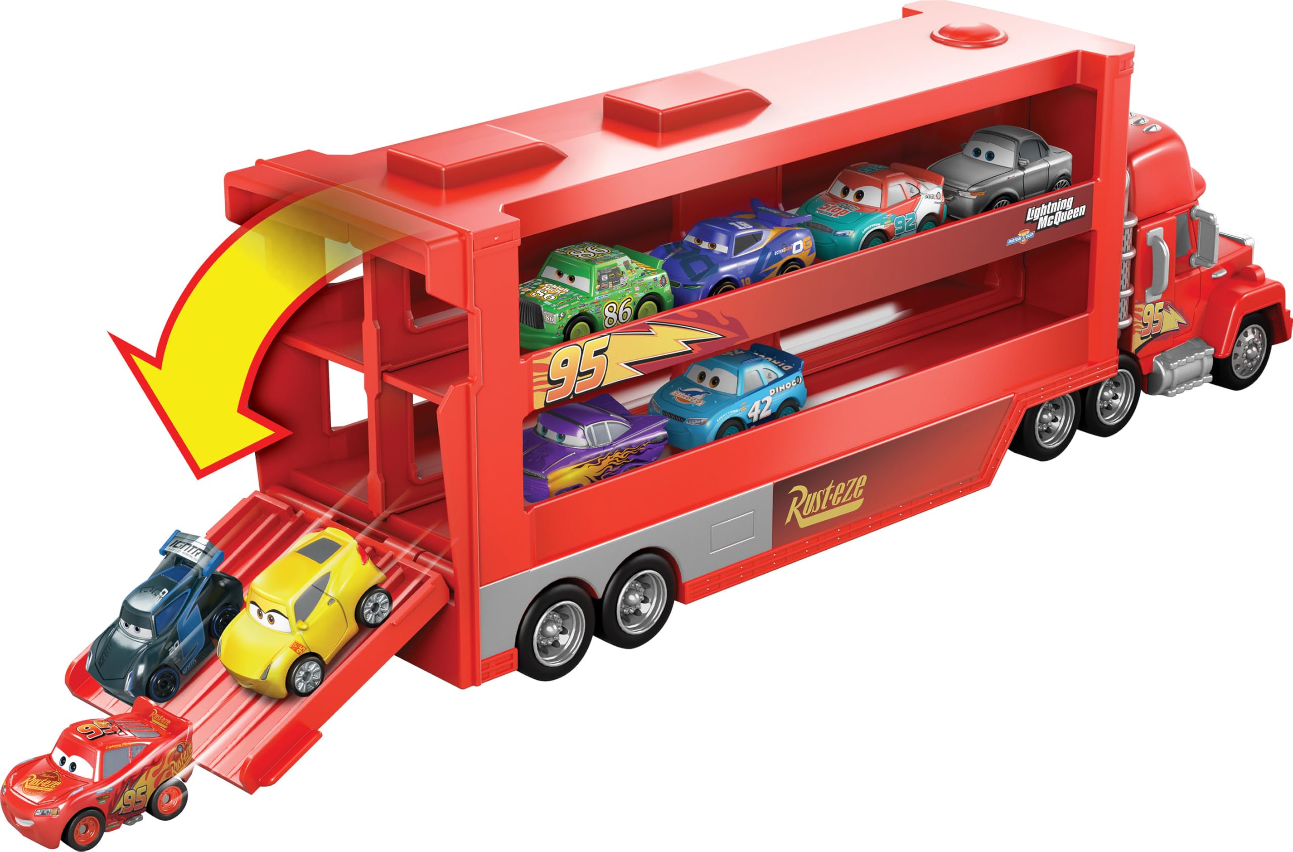 Gale Beaufort transporter showcasing iconic Cars styling and detail.