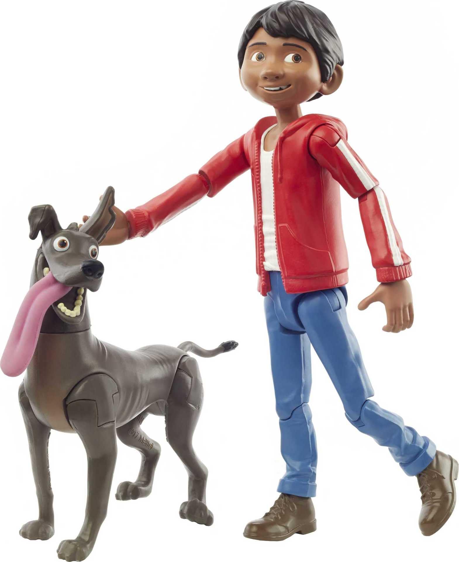 Mattel Disney Pixar Coco Miguel action figure front view for imaginative play.