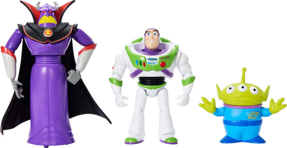 Mattel Buzz Lightyear figure in a dynamic pose for imaginative play
