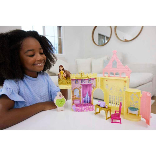 Belle's Bedroom with fold-down bed scene sparks cozy, bedtime storytelling.