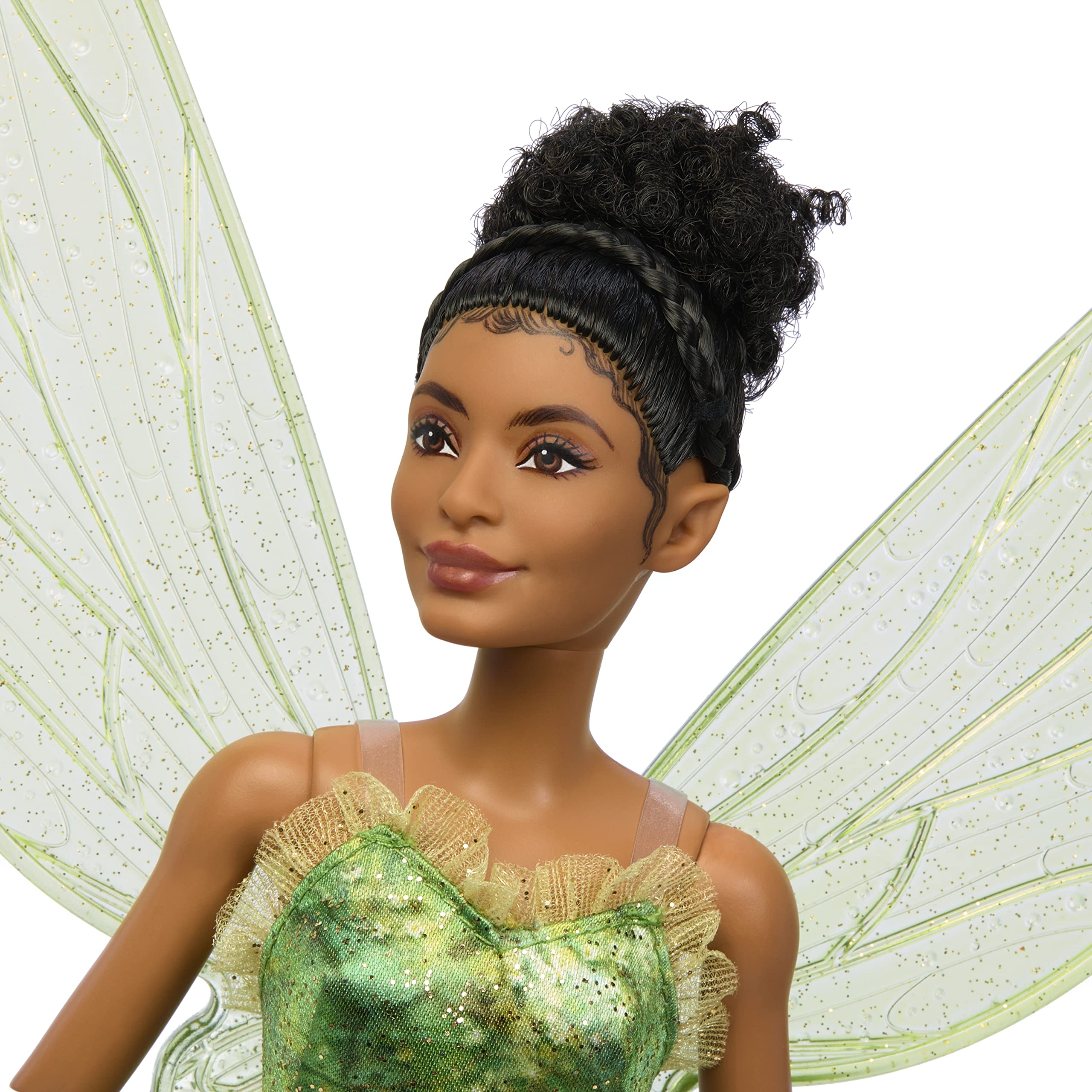 Mattel Disney Tinker Bell with brushable hair for styling and role-play.