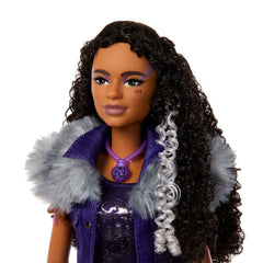 Mattel Willa Lykensen moonstone necklace close-up for character styling.