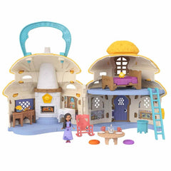 Star figure included with cottage for imaginative scene-building.