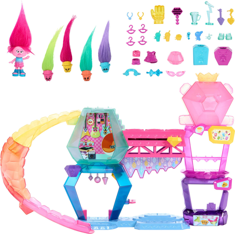 Mattel Mount Rageous Hair Pops storage keeps accessories organized.