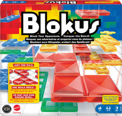 Mattel Games Blokus board and pieces for quick family strategy play.