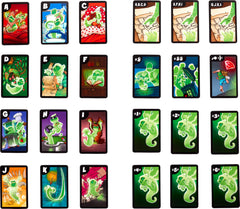 Mattel Games Ghost Fightin' Treasure Hunters Anniversary Edition components laid out showcase setup ideas.