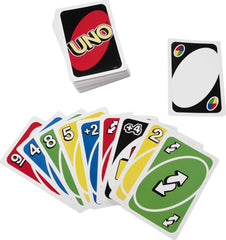Mattel Games Giant UNO suitable for two to ten players, ages seven and up.