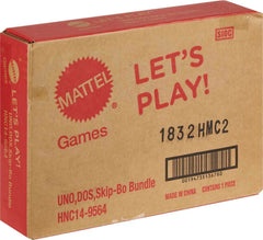 Mattel Games gift-ready card game set for players seven and up.
