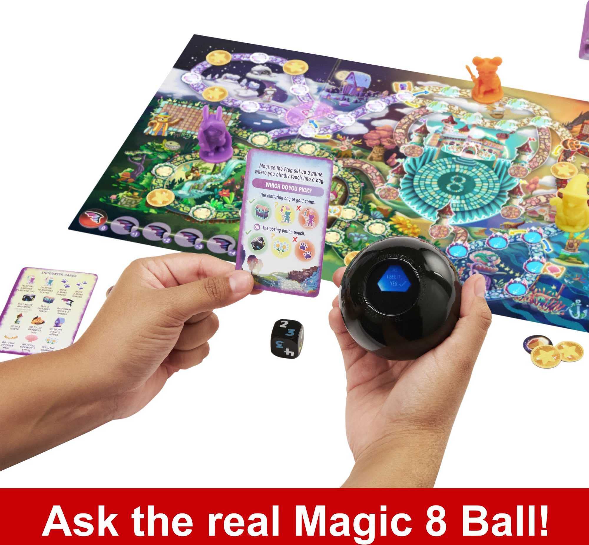 Encounter cards from Mattel Games Magic 8 Ball Magical Encounters guide choices